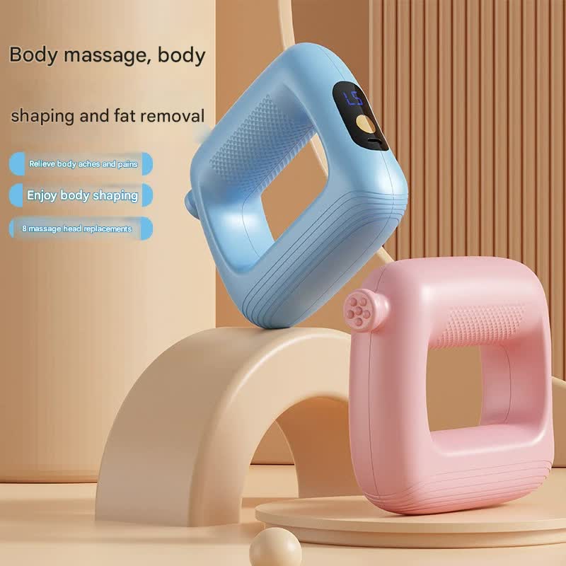 Portable Body Sculpting & Muscle Relaxation Massager with 8 Heads - 5 Speeds(blue) V888-ELOSUNG29255