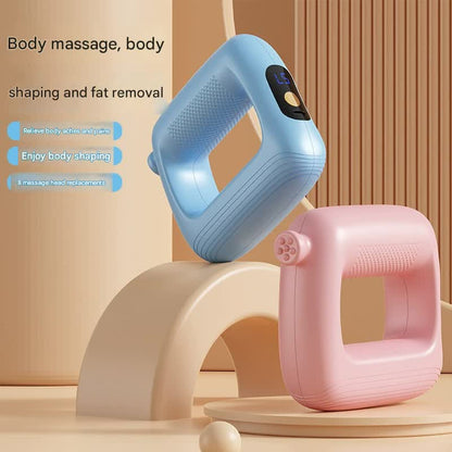 Portable Body Sculpting & Muscle Relaxation Massager with 8 Heads - 5 Speeds(blue) V888-ELOSUNG29255