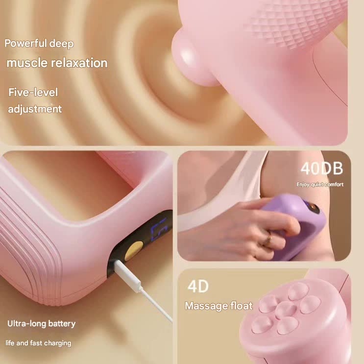 Portable Body Sculpting & Muscle Relaxation Massager with 8 Heads - 5 Speeds(blue) V888-ELOSUNG29255