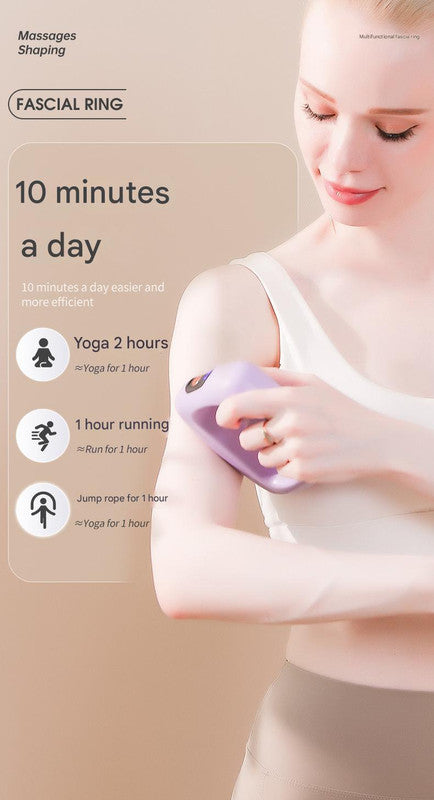 Portable Body Sculpting & Muscle Relaxation Massager with 8 Heads - 5 Speeds(blue) V888-ELOSUNG29255