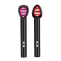 7-in-1 LED Facial Therapy Wand with 180 Rotatable Head & 42C Constant Temperature(black) V888-ELOSUNG29257