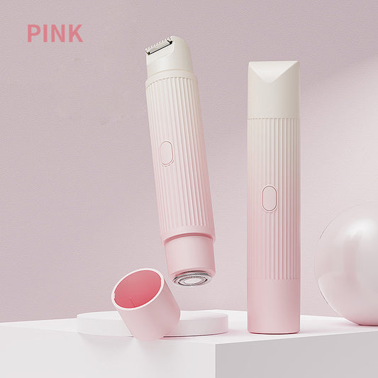2-in-1 Electric Lady Shaver & Trimmer - Gentle Full Body Hair Removal, Portable & USB Rechargeable(Gradient V888-ELOSUNG29297