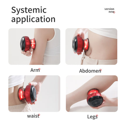 Smart Electric Cupping Therapy Massager - Adjustable Suction & Heat, Red Light Therapy, USB-C V888-ELOSUNG29299