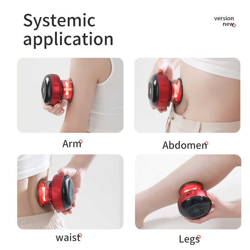 Smart Electric Cupping Therapy Massager - Adjustable Suction & Heat, Red Light Therapy, USB-C V888-ELOSUNG29302