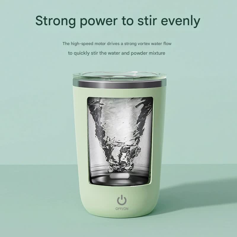 Mini Portable Electric Self-Stirring Mug - USB-C Rechargeable, 4-Hour Use, Stainless Steel (pink) V888-ELOSUNG29314