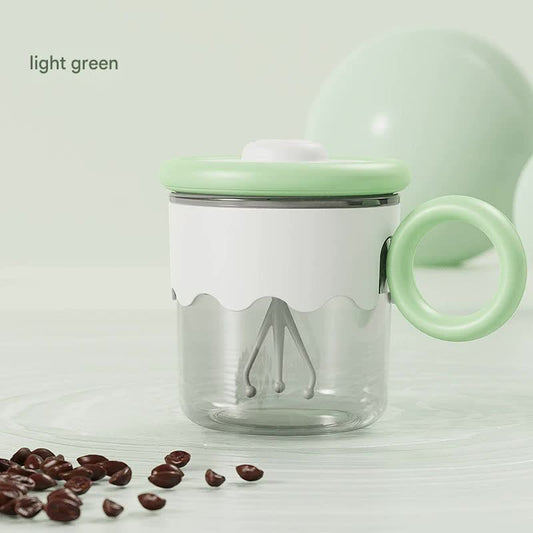 Automatic Self-Stirring Coffee Mug - 400ml, 5000RPM, USB-C Rechargeable with Trident Stirring Rod(green) V888-ELOSUNG29325