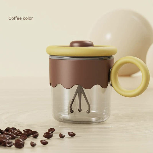 Automatic Self-Stirring Coffee Mug - 400ml, 5000RPM, USB-C Rechargeable with Trident Stirring Rod(coffee V888-ELOSUNG29326