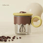 Automatic Self-Stirring Coffee Mug - 400ml, 5000RPM, USB-C Rechargeable with Trident Stirring Rod(coffee V888-ELOSUNG29326