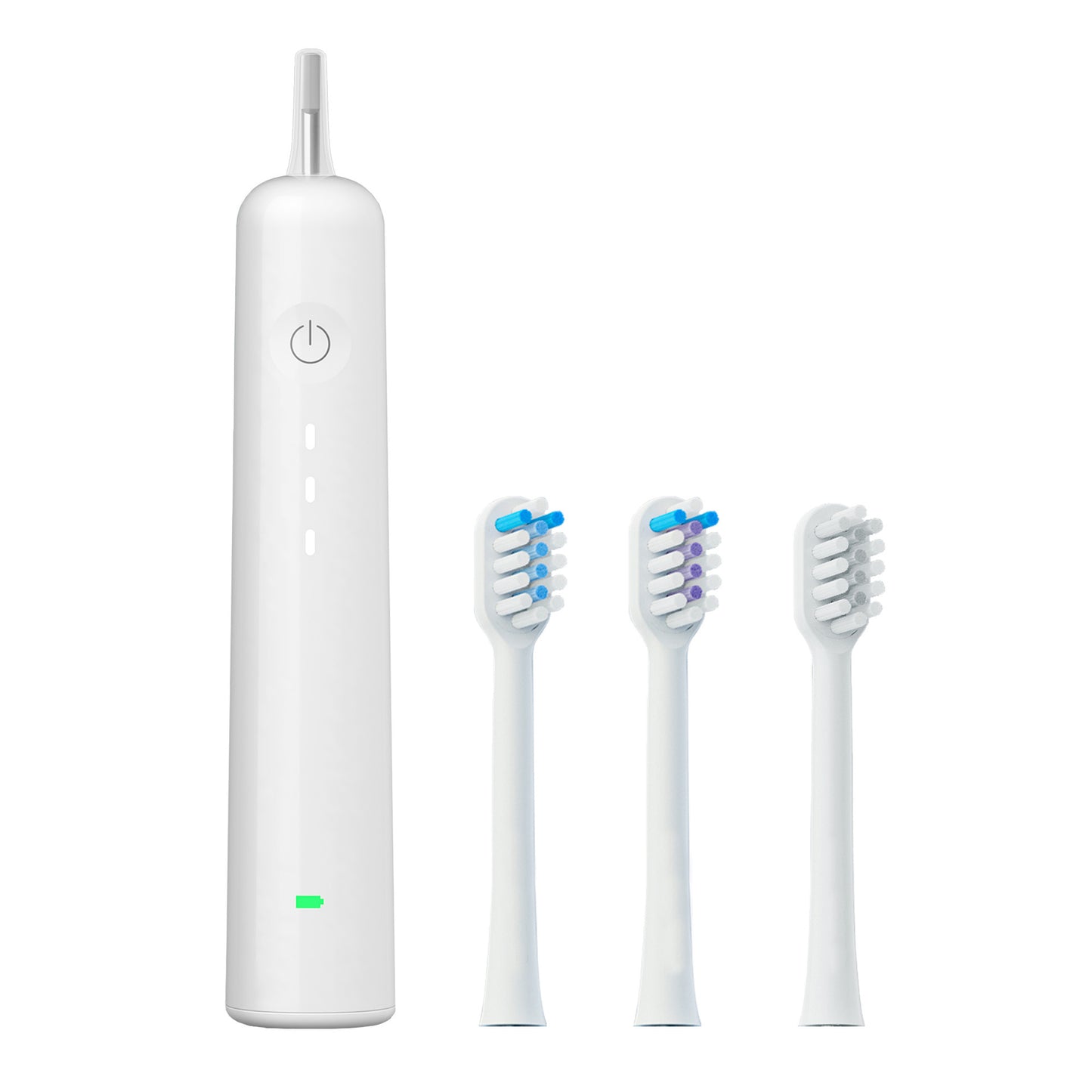 Electric Toothbrush with Ultra-Soft Gum Guard Brush Heads - IPX7 Waterproof, Ergonomic Design(white) V888-ELOSUNG29327