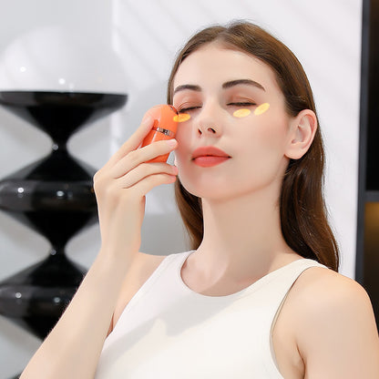 Portable Nano Mist Eye Massager & Humidifier - USB-C, Hot Compress, Wrinkle Reduction & Deep Hydration(orange) V888-ELOSUNG29333