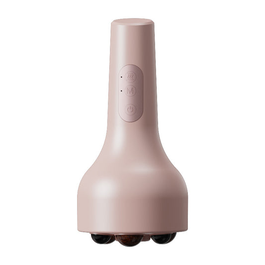 Rechargeable Smokeless Moxibustion & Massage Device with Hot Compress & Red Light Therapy(pink) V888-ELOSUNG29357