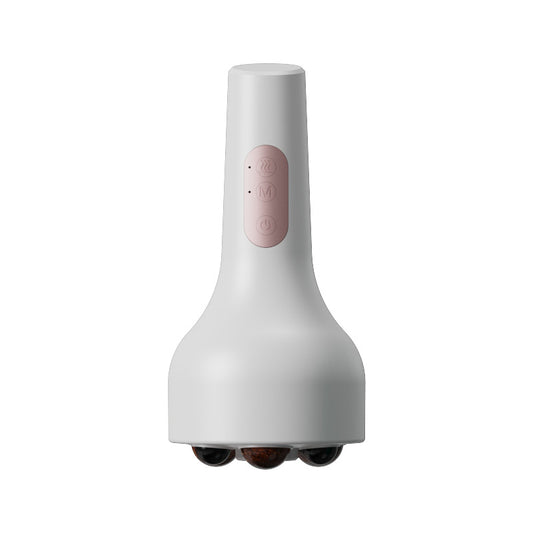 Rechargeable Smokeless Moxibustion & Massage Device with Hot Compress & Red Light Therapy(white) V888-ELOSUNG29358