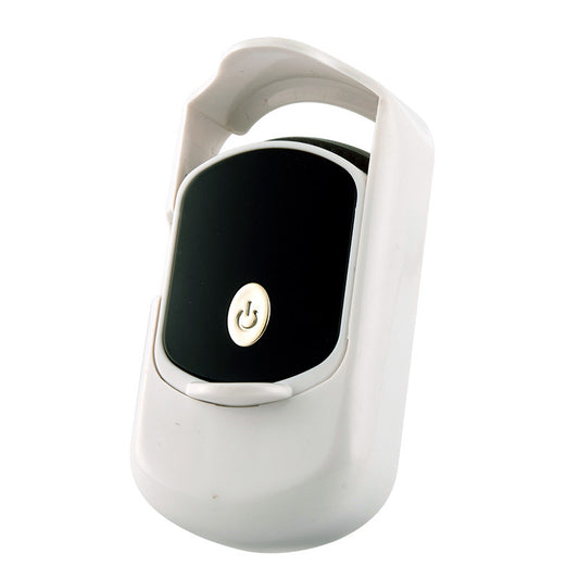 2pc Rechargeable Electric Heated Eyelash Curler - 55C Constant Temperature, LED Display, Gentle Curling(White) V888-ELOSUNG29370