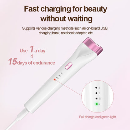 Rechargeable Heated Eyelash Curler - 3 Temperature Settings, 30s Rapid Heating & Anti-Scald Design(Pink) V888-ELOSUNG29377