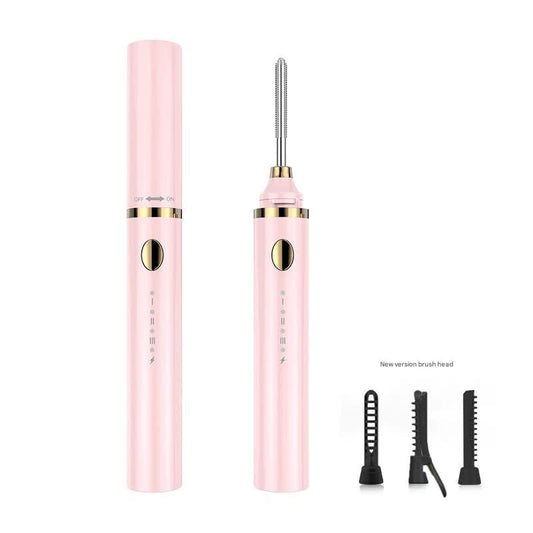 Rechargeable Heated Eyelash Curler Wand - 3 Temperature Gears, Type-C Charging, All-Day Curl(pink) V888-ELOSUNG29380