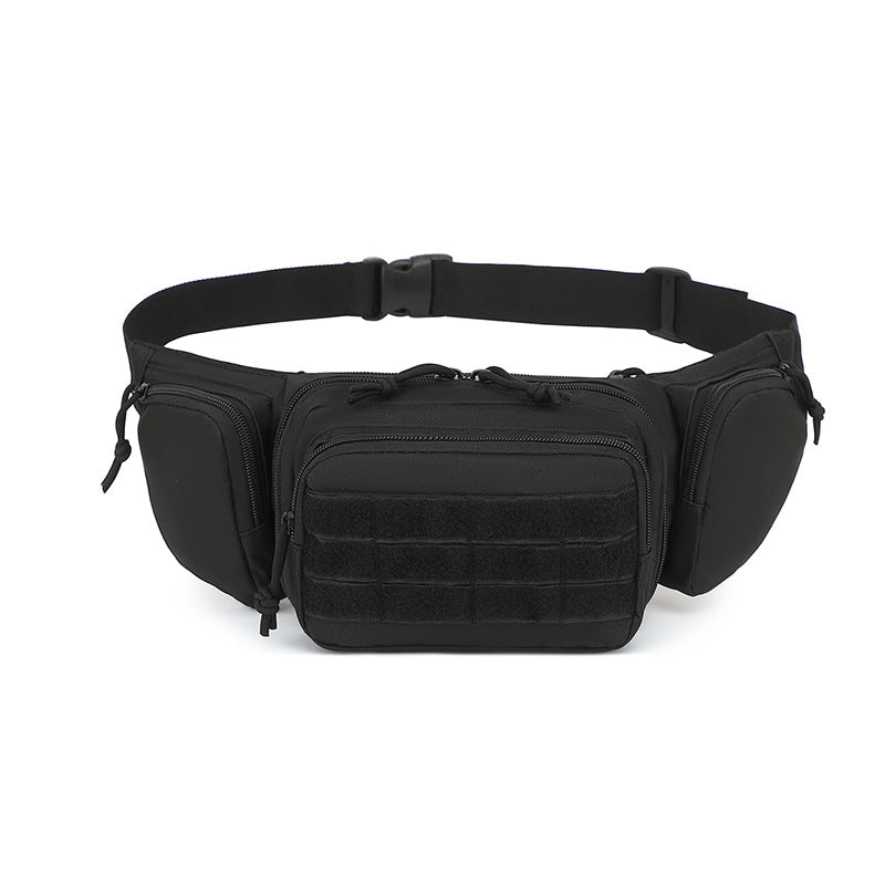 Tactical Waist Pack & Concealed Carry Bag - Multi-Pocket Fanny Pack with Adjustable Strap(black) V888-ELOSUNG29395