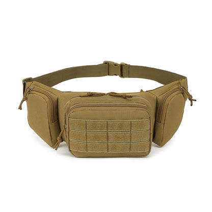 Tactical Waist Pack & Concealed Carry Bag - Multi-Pocket Fanny Pack with Adjustable Strap(Khaki) V888-ELOSUNG29396