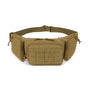 Tactical Waist Pack & Concealed Carry Bag - Multi-Pocket Fanny Pack with Adjustable Strap(Khaki) V888-ELOSUNG29396