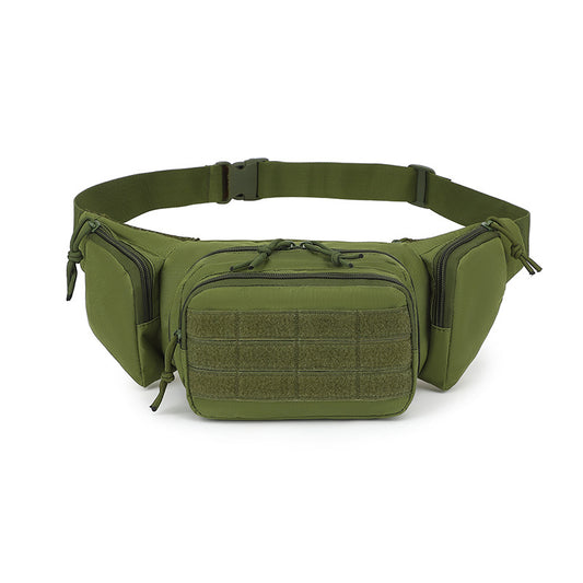 Tactical Waist Pack & Concealed Carry Bag - Multi-Pocket Fanny Pack with Adjustable Strap(Green) V888-ELOSUNG29397