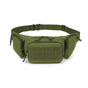 Tactical Waist Pack & Concealed Carry Bag - Multi-Pocket Fanny Pack with Adjustable Strap(Green) V888-ELOSUNG29397