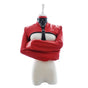 PU Leather Straitjacket Style Arm Binder & Posture Corrector with Adjustable Straps(red) V888-ELOSUNG29405