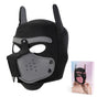 Playful Puppy Hood Mask - Soft Neoprene Full Head Cosplay & SM Accessory(Gray) V888-ELOSUNG29422