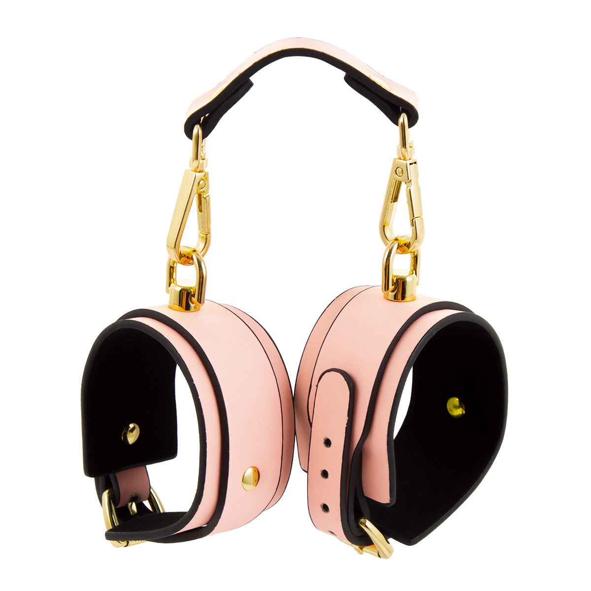 Adjustable PU Leather Bondage Cuff - Wrist/Ankle Restraint, Sold Individually(Luminous pink-Handcuffs) V888-ELOSUNG29439