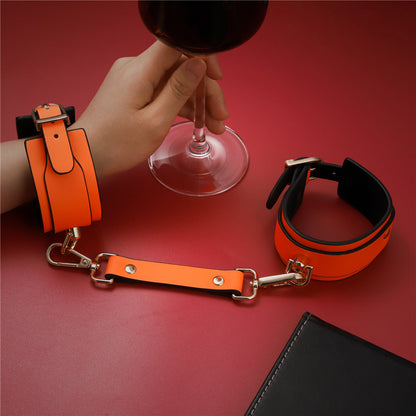 Adjustable PU Leather Bondage Cuff - Wrist/Ankle Restraint, Sold Individually(Luminous green-handcuffs) V888-ELOSUNG29443
