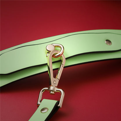 Adjustable PU Leather Bondage Cuff - Wrist/Ankle Restraint, Sold Individually(Luminous green-handcuffs) V888-ELOSUNG29443