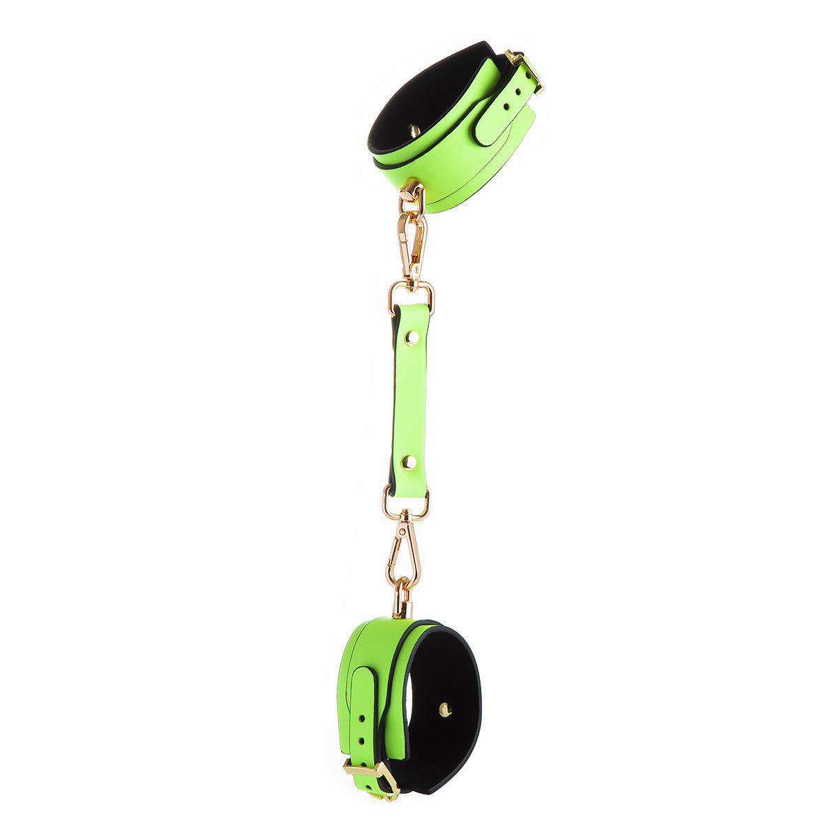 Adjustable PU Leather Bondage Cuff - Wrist/Ankle Restraint, Sold Individually(Luminous green-anklet) V888-ELOSUNG29444
