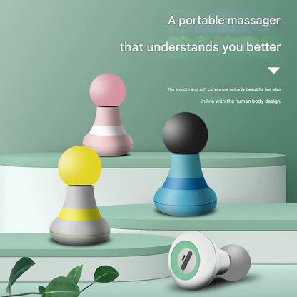 Mini Electric Fascia Massage Gun - Portable Deep Tissue Percussion Massager with Quiet Motor(Green) V888-ELOSUNG29460
