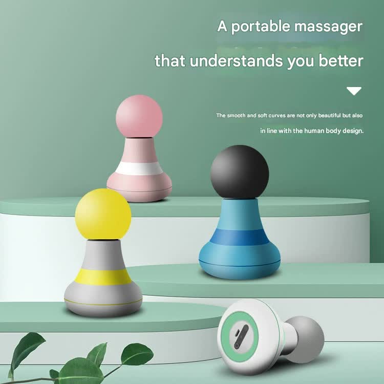 Mini Electric Fascia Massage Gun - Portable Deep Tissue Percussion Massager with Quiet Motor(Yellow) V888-ELOSUNG29462