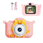 Digital Camera with Cute Cat Silicone Case - Dual Lens, 96MP, HD Screen & Music Playback(pink) V888-ELOSUNG29463