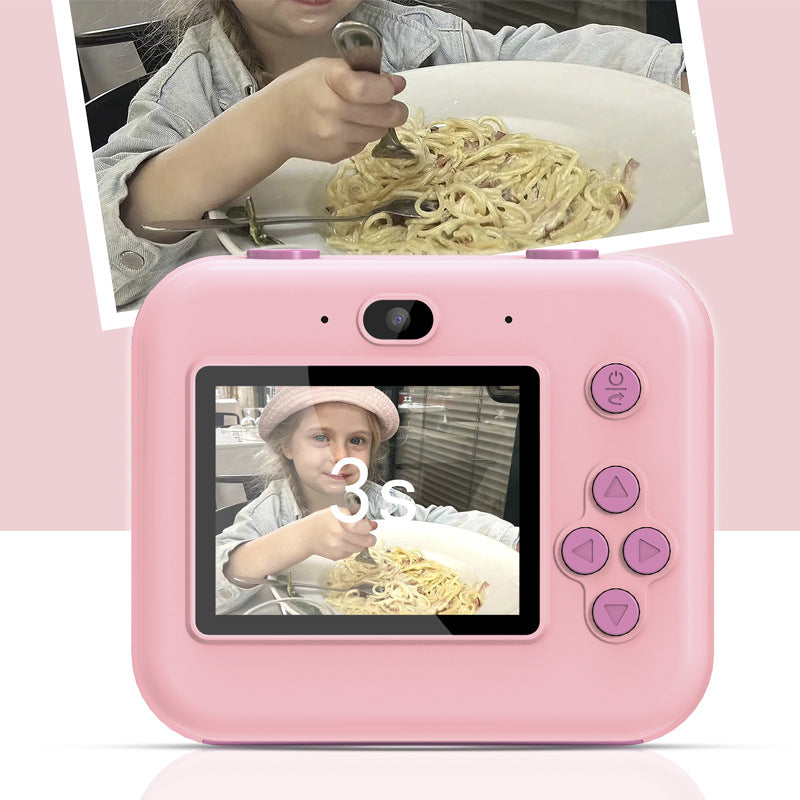 Instant Print Camera - 48MP Dual Lens, 2.4" IPS Screen, Thermal Printing(blue) V888-ELOSUNG29466