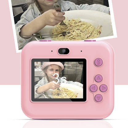 Instant Print Camera - 48MP Dual Lens, 2.4" IPS Screen, Thermal Printing(blue) V888-ELOSUNG29466