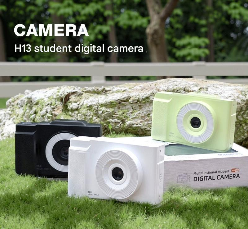 48MP Student Digital Camera with 180 Flip Screen & 3-Setting Fill Light(White) V888-ELOSUNG29468