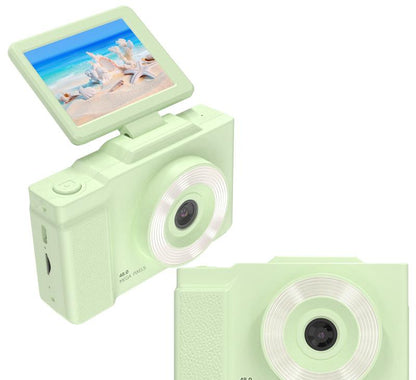 48MP Student Digital Camera with 180 Flip Screen & 3-Setting Fill Light(Green) V888-ELOSUNG29469