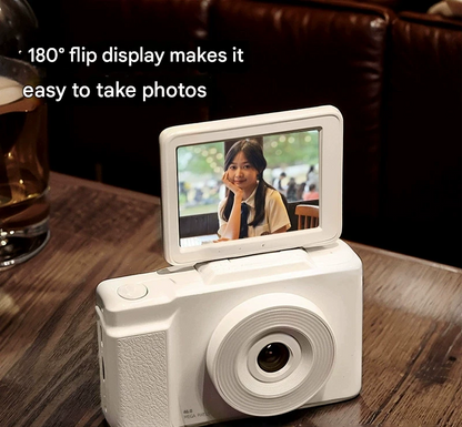 48MP Student Digital Camera with 180 Flip Screen & 3-Setting Fill Light(Green) V888-ELOSUNG29469