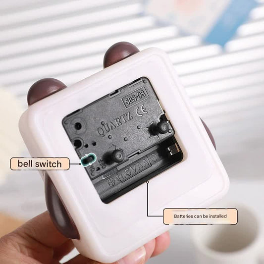 Adorable Cartoon Animal Alarm Clock - Silent Quartz Movement, Loud Alarm, Battery Operated(Yellow) V888-ELOSUNG29564