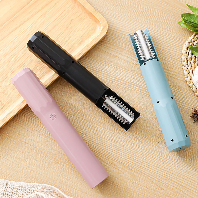 Electric Fish Scaler - Waterproof, Stainless Steel, Brushless Motor, Infinitely Variable Speed(blue) V888-ELOSUNG29643