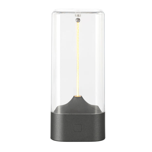 Magnetic Levitating Night Light with Flexible LED - USB-C Rechargeable, Stepless Dimming & Outdoor Hook(black) V888-ELOSUNG29664