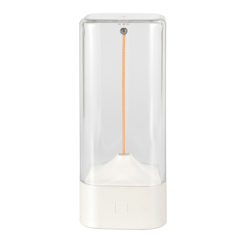 Magnetic Levitating Night Light with Flexible LED - USB-C Rechargeable, Stepless Dimming & Outdoor Hook(white) V888-ELOSUNG29665
