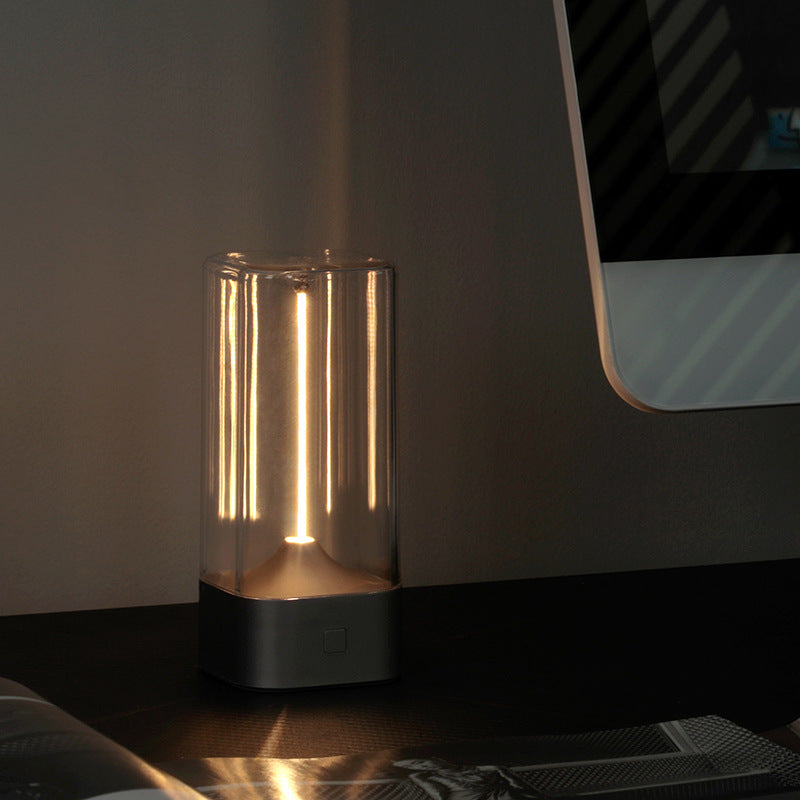 Magnetic Levitating Night Light with Flexible LED - USB-C Rechargeable, Stepless Dimming & Outdoor Hook(white) V888-ELOSUNG29665