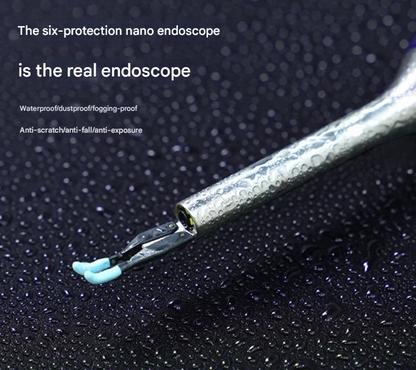 Smart Visual Ear Cleaner with HD Endoscope & Precision Tweezers - Safe for Adults & Children(Dark blue) V888-ELOSUNG29688