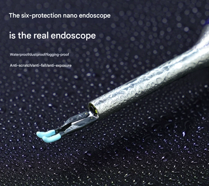 Smart Visual Ear Cleaner with HD Endoscope & Precision Tweezers - Safe for Adults & Children(Light blue) V888-ELOSUNG29689