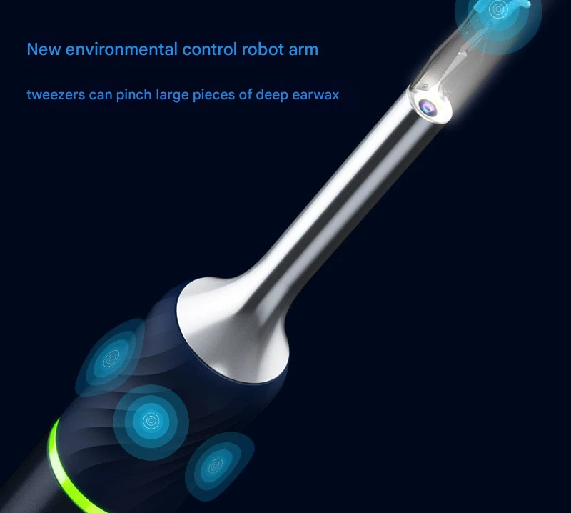Smart Visual Ear Cleaner with HD Endoscope & Precision Tweezers - Safe for Adults & Children(White) V888-ELOSUNG29690