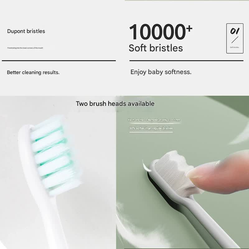 Sonic Electric Toothbrush with 31000 VPM, 4 Modes, 10000+ Soft Bristles, Travel Case & Charging Base(white) V888-ELOSUNG29696