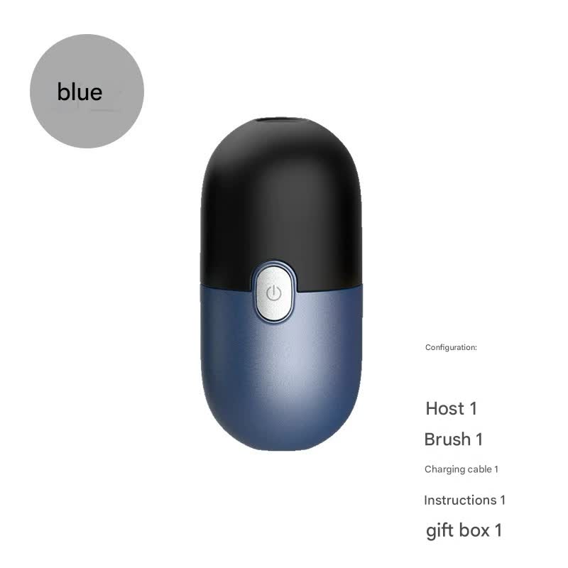 Mini Electric Rotary Shaver - IPX7 Waterproof, 2 Speed Modes, 90-Day Battery Life, USB Rechargeable(Blue) V888-ELOSUNG29700