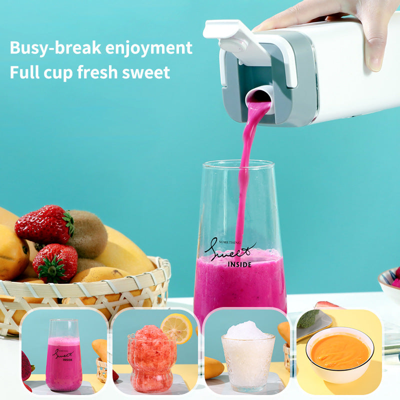 Wireless Portable Juicer Blender - 420ml, 12 Blades, 5-Hour Ice Storage, Digital Display & USB-C V888-ELOSUNG29741