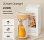 Portable Wireless Juicing Cup - 450ml, 6-Blade Ice Crusher, USB-C Fast Charging Smoothie Blender(orange) V888-ELOSUNG29760